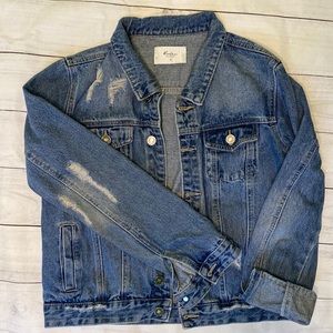 Kancan Distressed Jean Jacket